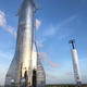 On the left, the prototype Starship. On the right, an unflown Falcon 1.